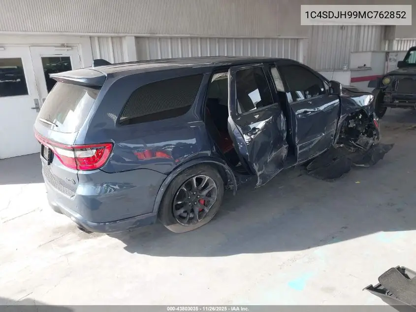 1C4SDJH99MC762852 2021 Dodge Durango Srt Hellcat Awd