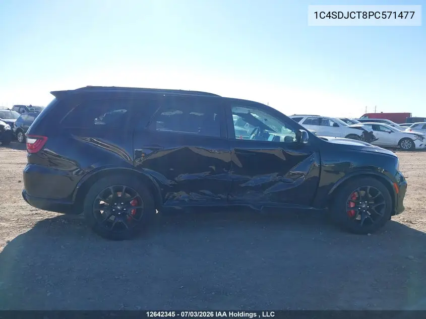 2023 Dodge Durango R/T Plus VIN: 1C4SDJCT8PC571477 Lot: 12642345x