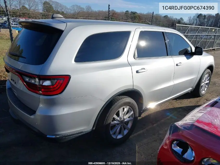 1C4RDJFG0PC674390 2023 Dodge Durango Pursuit Awd