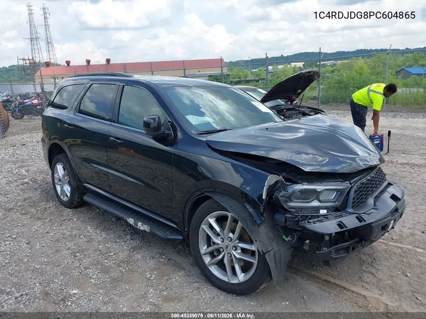 2023 Dodge Durango Gt Premium Awd VIN: 1C4RDJDG8PC604865 Lot: 45359079