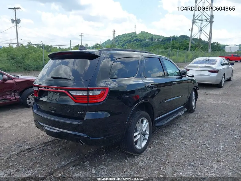 2023 Dodge Durango Gt Premium Awd VIN: 1C4RDJDG8PC604865 Lot: 45359079