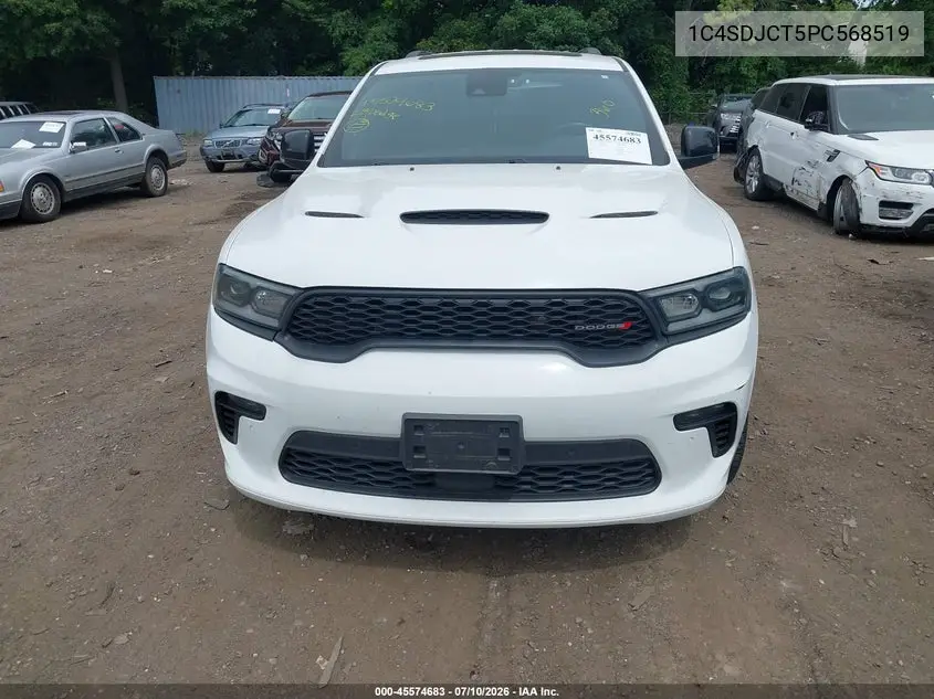 2023 Dodge Durango R/T Plus Awd VIN: 1C4SDJCT5PC568519 Lot: 45574683