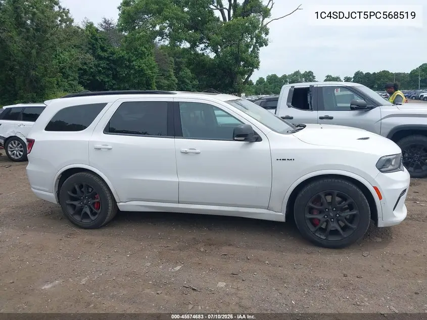 2023 Dodge Durango R/T Plus Awd VIN: 1C4SDJCT5PC568519 Lot: 45574683