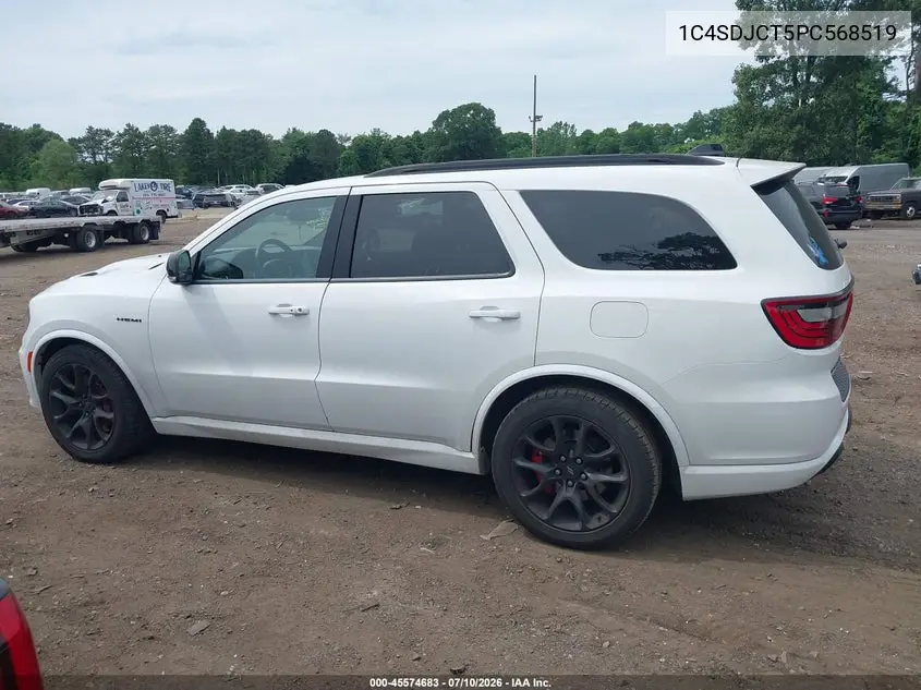 2023 Dodge Durango R/T Plus Awd VIN: 1C4SDJCT5PC568519 Lot: 45574683