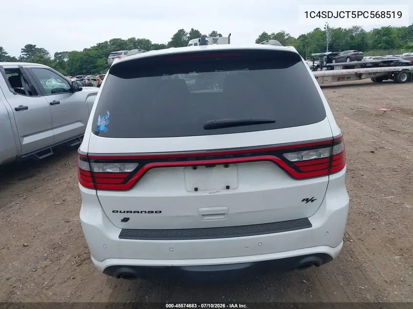 2023 Dodge Durango R/T Plus Awd VIN: 1C4SDJCT5PC568519 Lot: 45574683