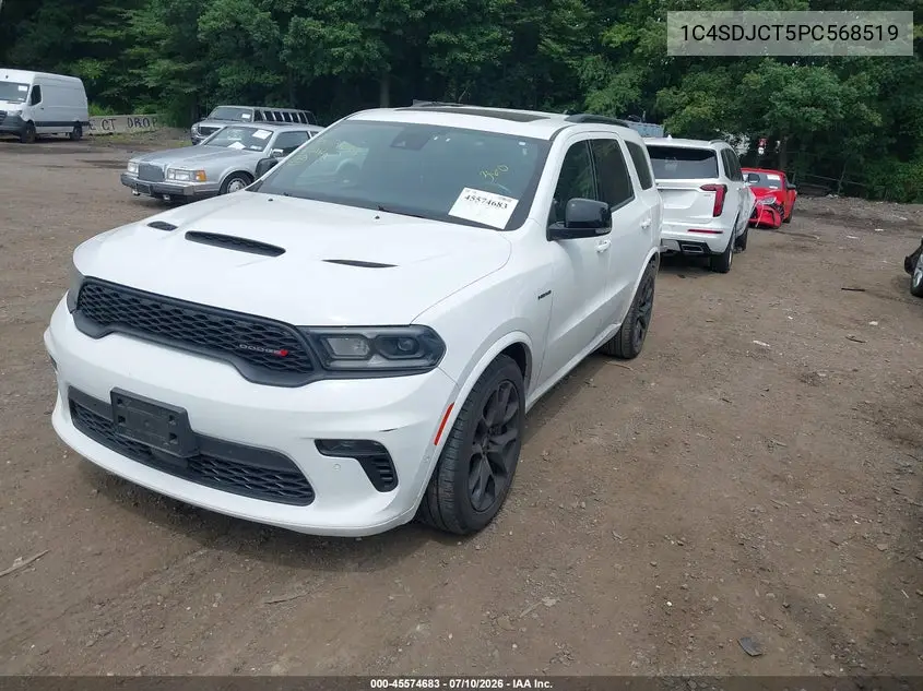 2023 Dodge Durango R/T Plus Awd VIN: 1C4SDJCT5PC568519 Lot: 45574683