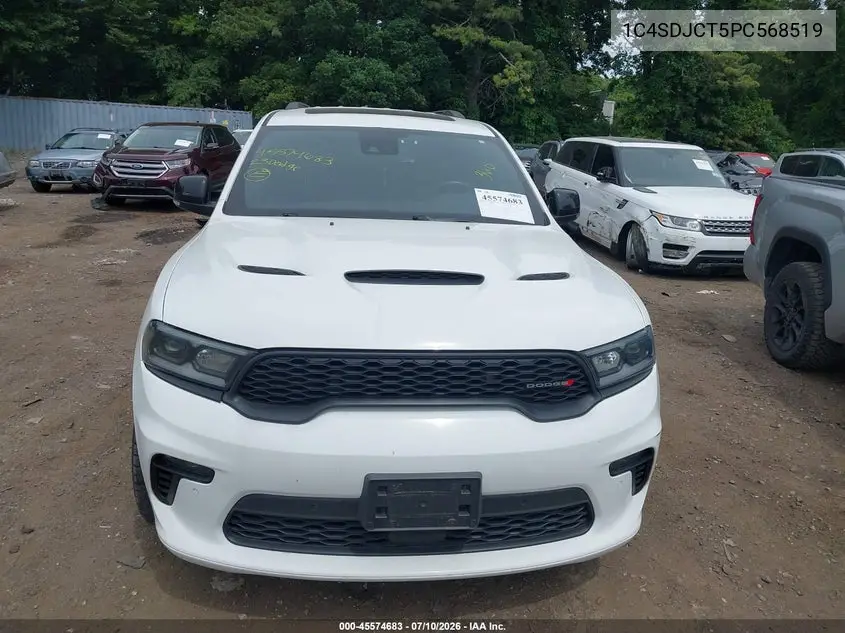 2023 Dodge Durango R/T Plus Awd VIN: 1C4SDJCT5PC568519 Lot: 45574683