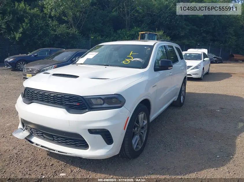 2023 Dodge Durango R/T Plus Awd VIN: 1C4SDJCT6PC555911 Lot: 45600522