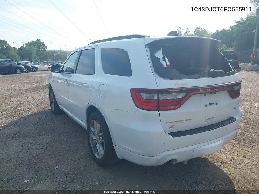 2023 Dodge Durango R/T Plus Awd VIN: 1C4SDJCT6PC555911 Lot: 45600522