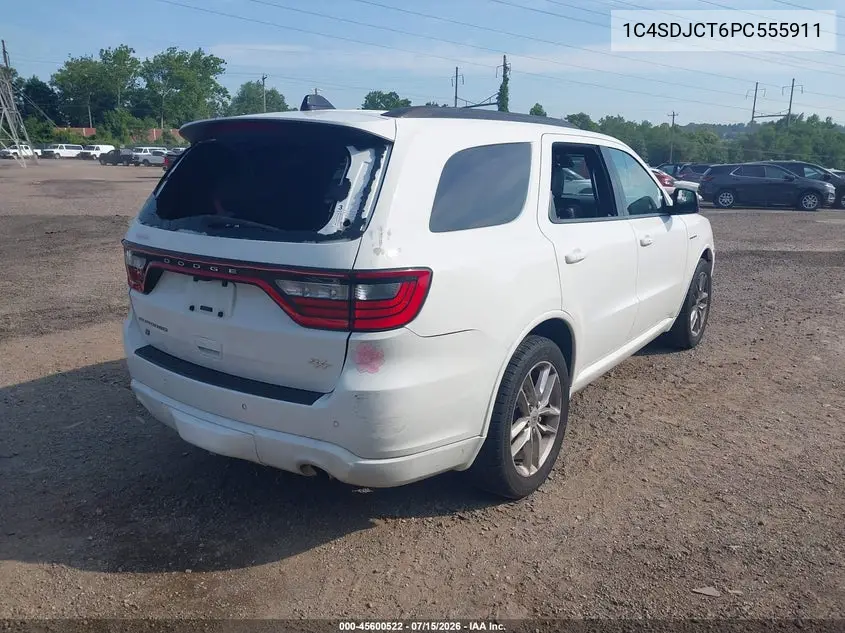 2023 Dodge Durango R/T Plus Awd VIN: 1C4SDJCT6PC555911 Lot: 45600522