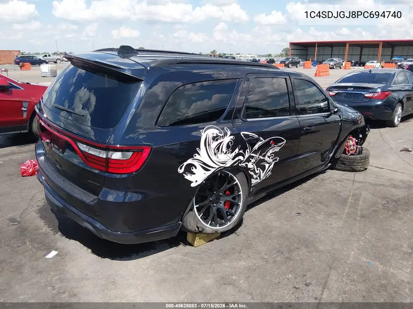 2023 Dodge Durango Srt 392 Plus Awd VIN: 1C4SDJGJ8PC694740 Lot: 45628083