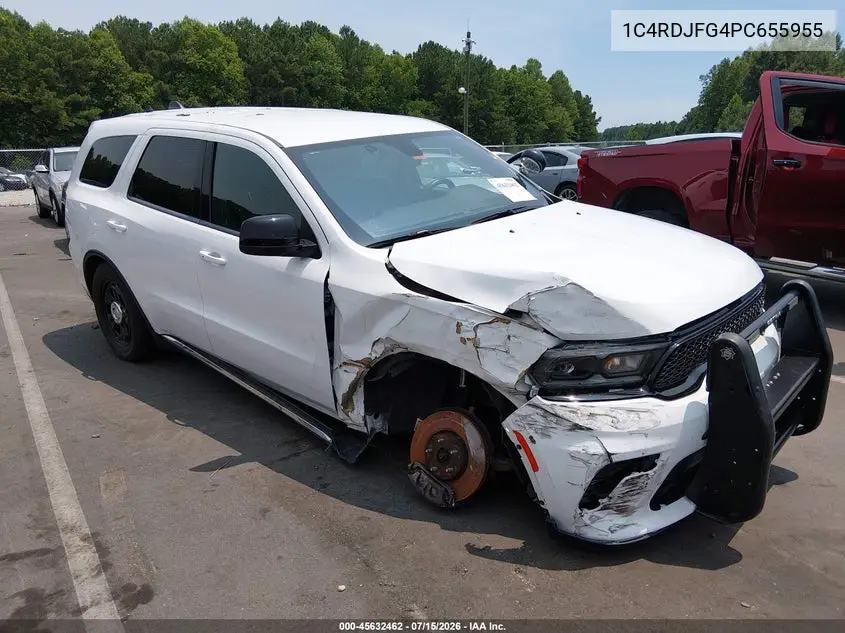 2023 Dodge Durango Pursuit Awd VIN: 1C4RDJFG4PC655955 Lot: 45632462