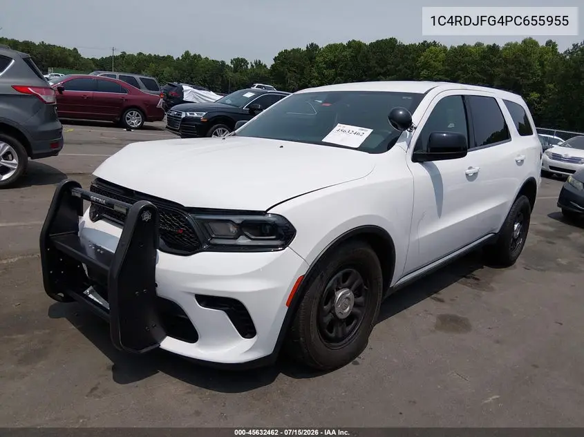 2023 Dodge Durango Pursuit Awd VIN: 1C4RDJFG4PC655955 Lot: 45632462
