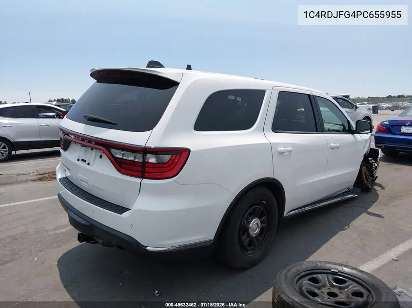 2023 Dodge Durango Pursuit Awd VIN: 1C4RDJFG4PC655955 Lot: 45632462
