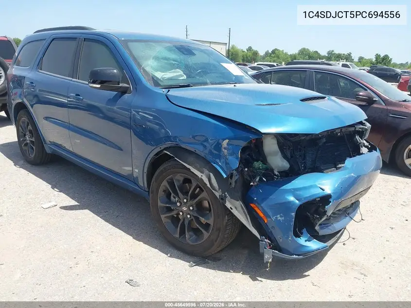 2023 Dodge Durango R/T Plus Awd VIN: 1C4SDJCT5PC694556 Lot: 45649596