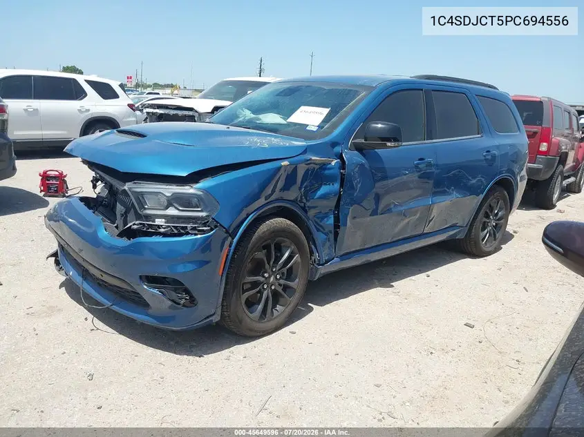 2023 Dodge Durango R/T Plus Awd VIN: 1C4SDJCT5PC694556 Lot: 45649596