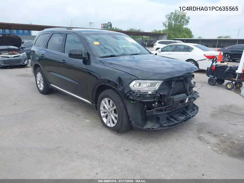 1C4RDHAG1PC635565 2023 Dodge Durango Sxt Rwd