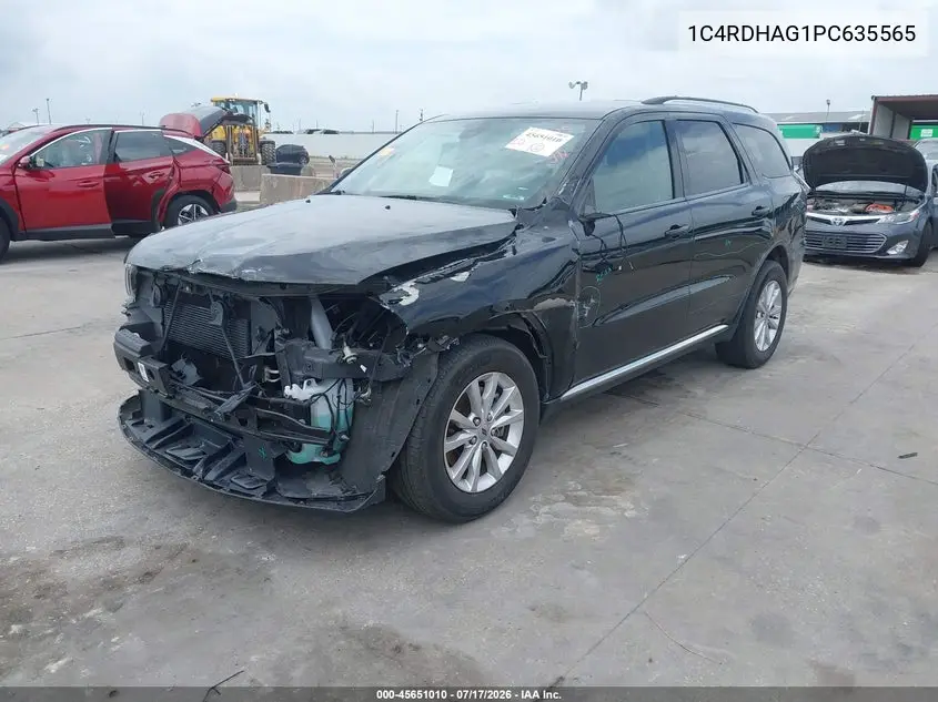 1C4RDHAG1PC635565 2023 Dodge Durango Sxt Rwd