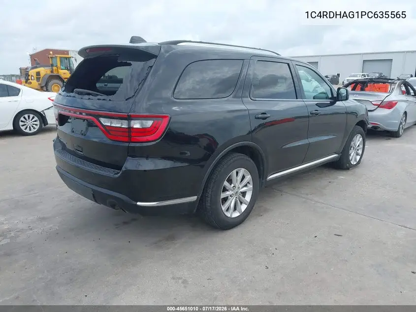 1C4RDHAG1PC635565 2023 Dodge Durango Sxt Rwd