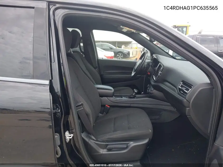 1C4RDHAG1PC635565 2023 Dodge Durango Sxt Rwd