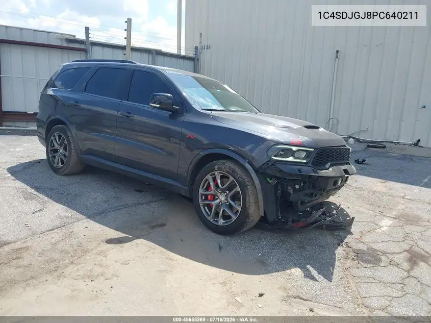 2023 Dodge Durango Srt 392 Premium Awd VIN: 1C4SDJGJ8PC640211 Lot: 45655369