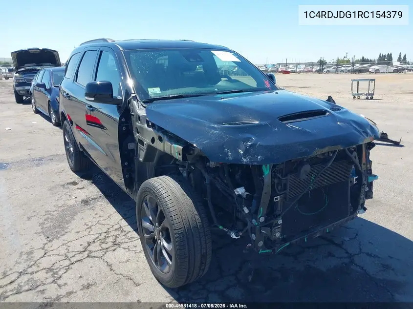 2024 Dodge Durango Gt Plus Awd VIN: 1C4RDJDG1RC154379 Lot: 45581418
