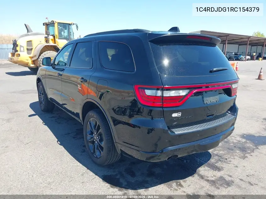 2024 Dodge Durango Gt Plus Awd VIN: 1C4RDJDG1RC154379 Lot: 45581418