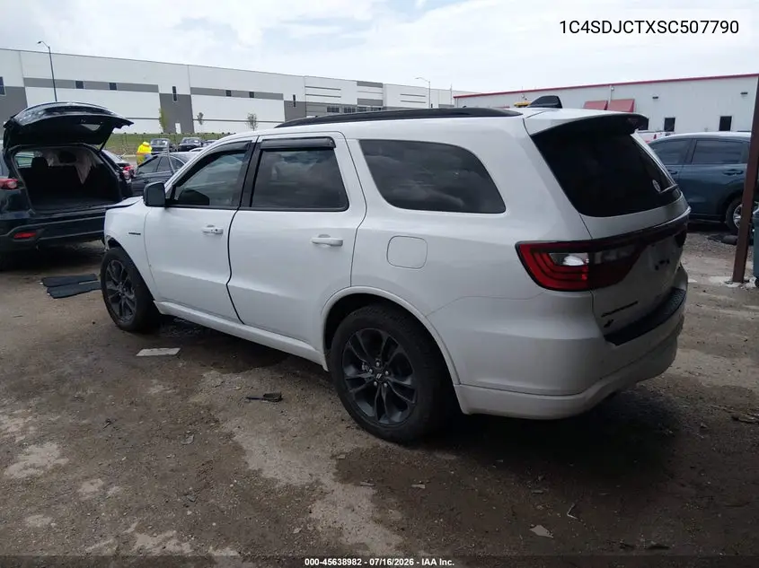 2025 Dodge Durango R/T Plus Awd VIN: 1C4SDJCTXSC507790 Lot: 45638982
