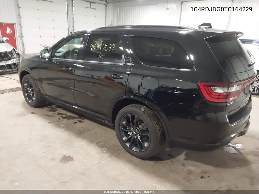 2026 Dodge Durango Gt Plus Awd VIN: 1C4RDJDG0TC164229 Lot: 45397672