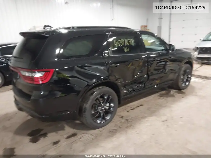 2026 Dodge Durango Gt Plus Awd VIN: 1C4RDJDG0TC164229 Lot: 45397672