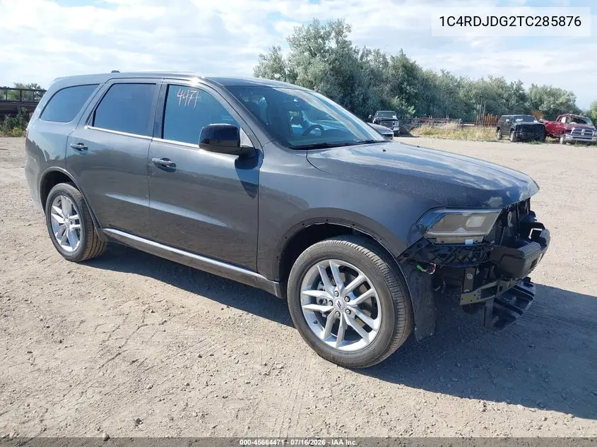 2026 Dodge Durango Gt Awd VIN: 1C4RDJDG2TC285876 Lot: 45664471