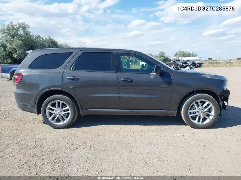 2026 Dodge Durango Gt Awd VIN: 1C4RDJDG2TC285876 Lot: 45664471