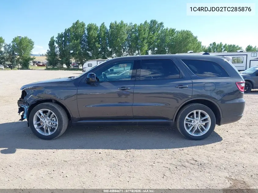 2026 Dodge Durango Gt Awd VIN: 1C4RDJDG2TC285876 Lot: 45664471