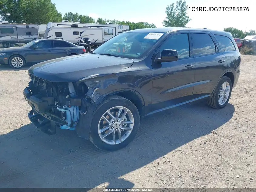 2026 Dodge Durango Gt Awd VIN: 1C4RDJDG2TC285876 Lot: 45664471