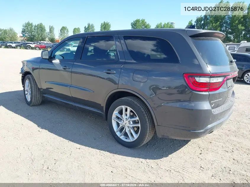 2026 Dodge Durango Gt Awd VIN: 1C4RDJDG2TC285876 Lot: 45664471