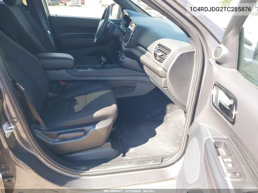 2026 Dodge Durango Gt Awd VIN: 1C4RDJDG2TC285876 Lot: 45664471