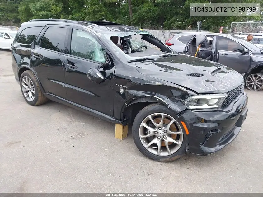 2026 Dodge Durango Gt Plus Awd Hemi V8 VIN: 1C4SDJCT2TC198799 Lot: 45681328