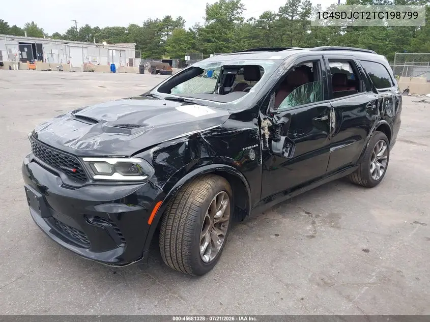 2026 Dodge Durango Gt Plus Awd Hemi V8 VIN: 1C4SDJCT2TC198799 Lot: 45681328