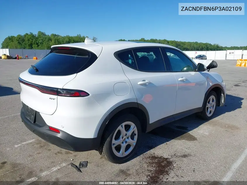 2023 Dodge Hornet Gt Plus Awd VIN: ZACNDFBN6P3A02109 Lot: 44994692