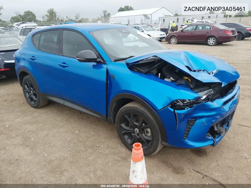 2023 Dodge Hornet Gt Awd VIN: ZACNDFAN0P3A05461 Lot: 45306795