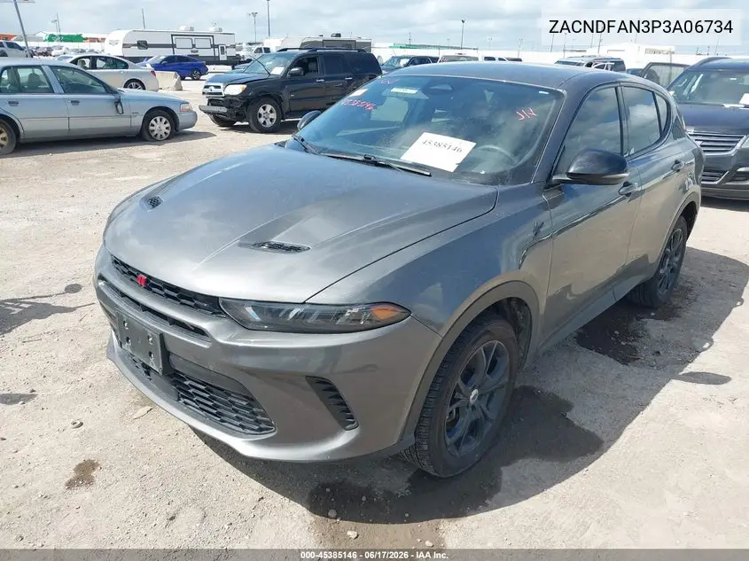 2023 Dodge Hornet Gt Awd VIN: ZACNDFAN3P3A06734 Lot: 45385146