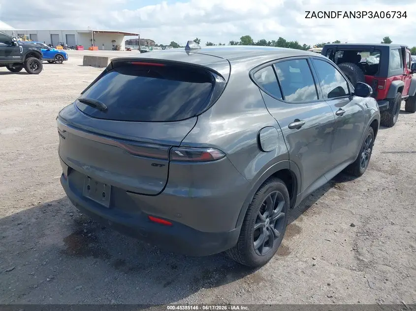 2023 Dodge Hornet Gt Awd VIN: ZACNDFAN3P3A06734 Lot: 45385146