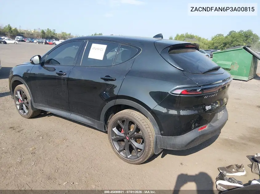 2023 Dodge Hornet Gt Awd VIN: ZACNDFAN6P3A00815 Lot: 45498921