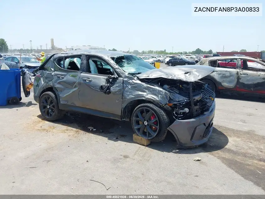 2023 Dodge Hornet Gt Awd VIN: ZACNDFAN8P3A00833 Lot: 45521936