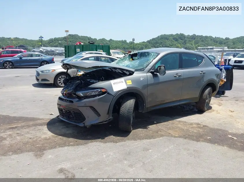 2023 Dodge Hornet Gt Awd VIN: ZACNDFAN8P3A00833 Lot: 45521936