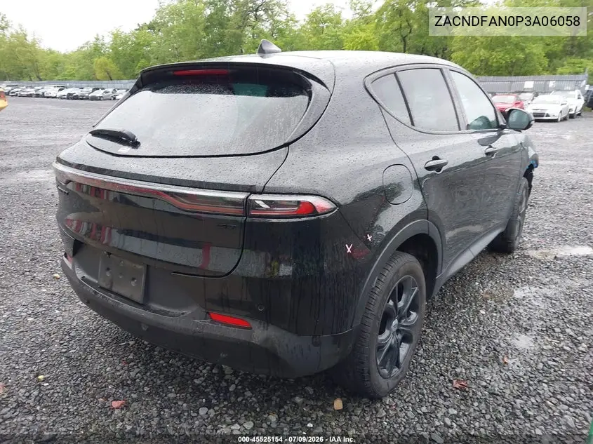 2023 Dodge Hornet Gt Awd VIN: ZACNDFAN0P3A06058 Lot: 45525154