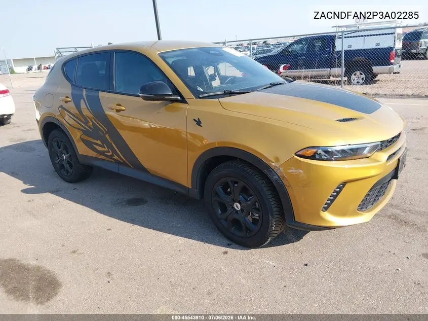 2023 Dodge Hornet Gt Awd VIN: ZACNDFAN2P3A02285 Lot: 45543910