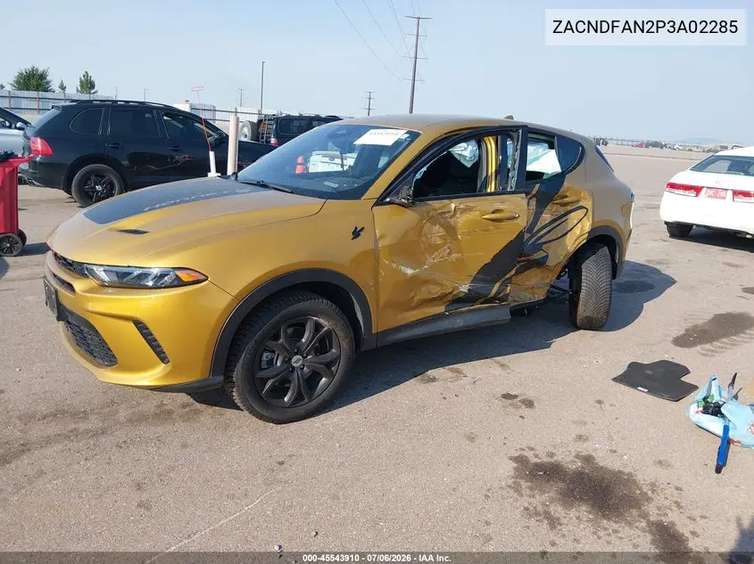 2023 Dodge Hornet Gt Awd VIN: ZACNDFAN2P3A02285 Lot: 45543910
