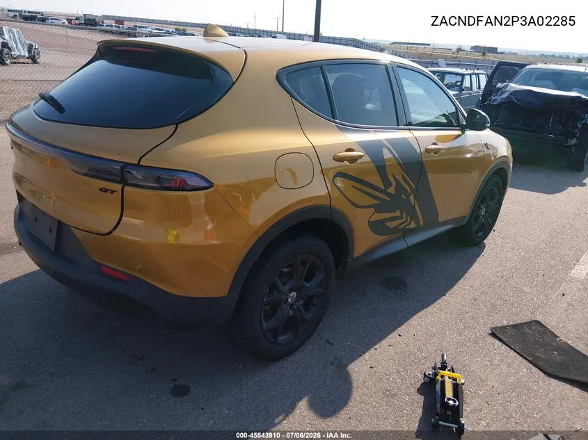 2023 Dodge Hornet Gt Awd VIN: ZACNDFAN2P3A02285 Lot: 45543910