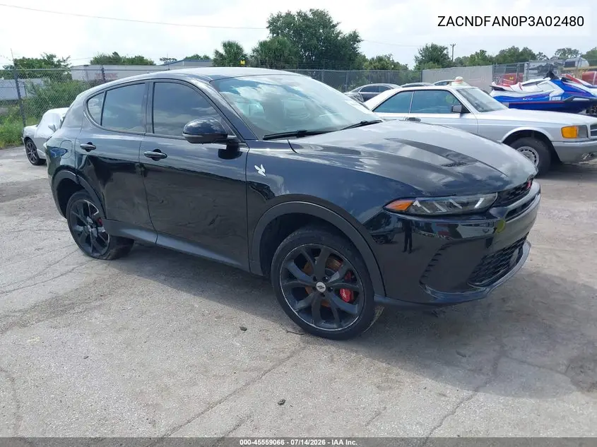 2023 Dodge Hornet Gt Awd VIN: ZACNDFAN0P3A02480 Lot: 45559066